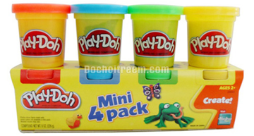 5. Đat nan Play Doh bot nan 4 mau mini 23241 - Đồ chơi đất nặn Play-Doh cho bé thỏa sức sáng tạo