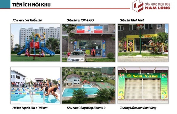 Khu căn hộ xanh Ehome 3 – Mái ấm trong tầm tay tien ich noi khu cua E Home 3 1 - Khu căn hộ xanh Ehome 3 – Mái ấm trong tầm tay