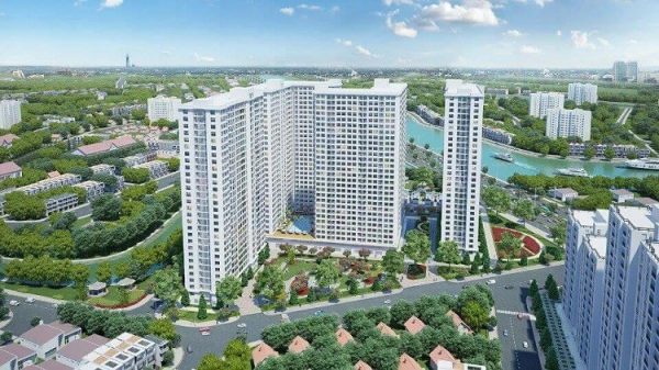 Phoi canh Diamond Riverside 600x337 - Khu căn hộ Diamond Riverside - Quận 8