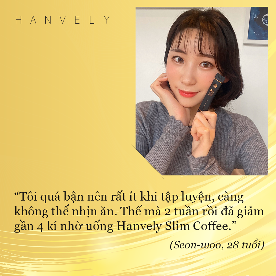 Cà phê giảm cân Hanvely