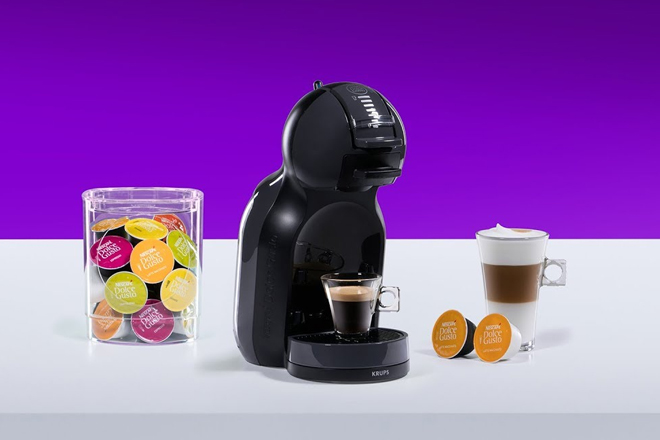 Top 5 máy pha cà phê mini gia đình “nổi như cồn” trên thị trường hiện nay May pha ca phe mini gia dinh Dolce Gusto Minime - Top 5 máy pha cà phê mini gia đình “nổi như cồn” trên thị trường hiện nay