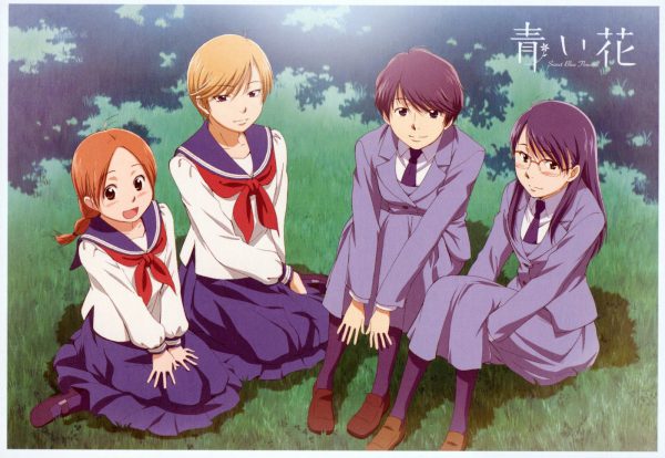 Sweet Blue Flowers 600x414 - top 6 phim anime bách hợp hay